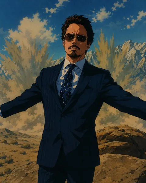 Authentic 1990s japanese anime portrait style