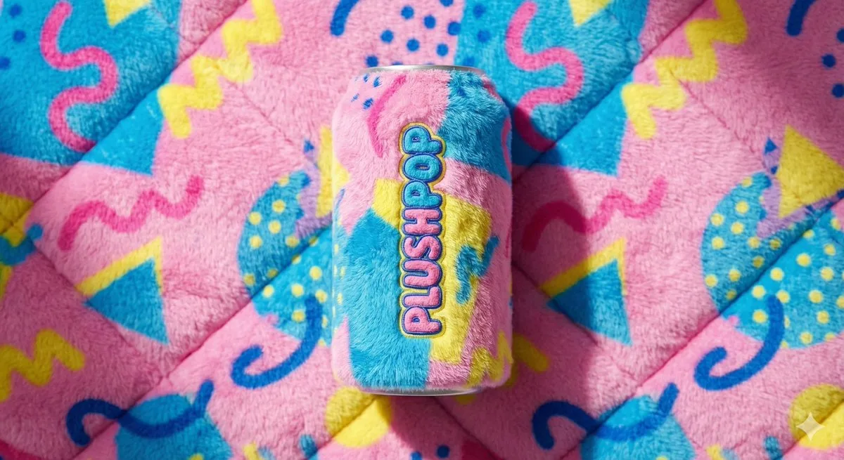 Pop art plush brand can commercial — Sonra