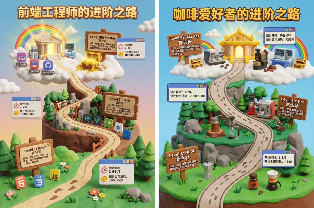 一张3D游戏关卡地图海报 — After