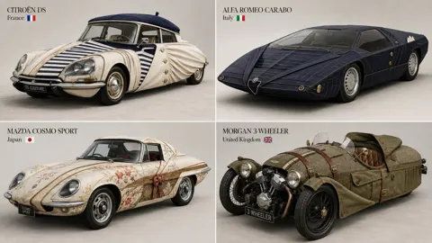 Classic car clothing theme prompt