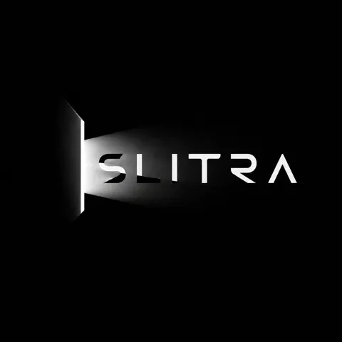 Premium black white optical logo design