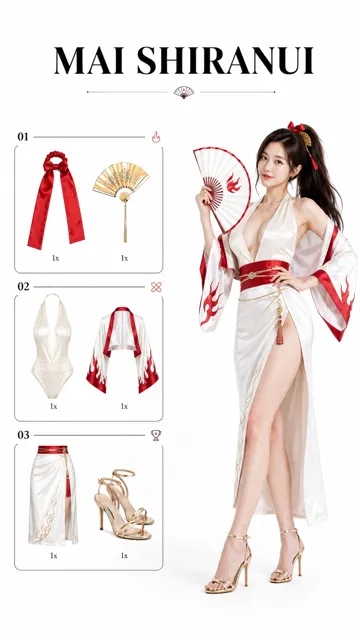 The king of fighters mai shiranui fashion cos page