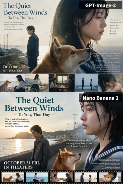 Film poster with layered montage