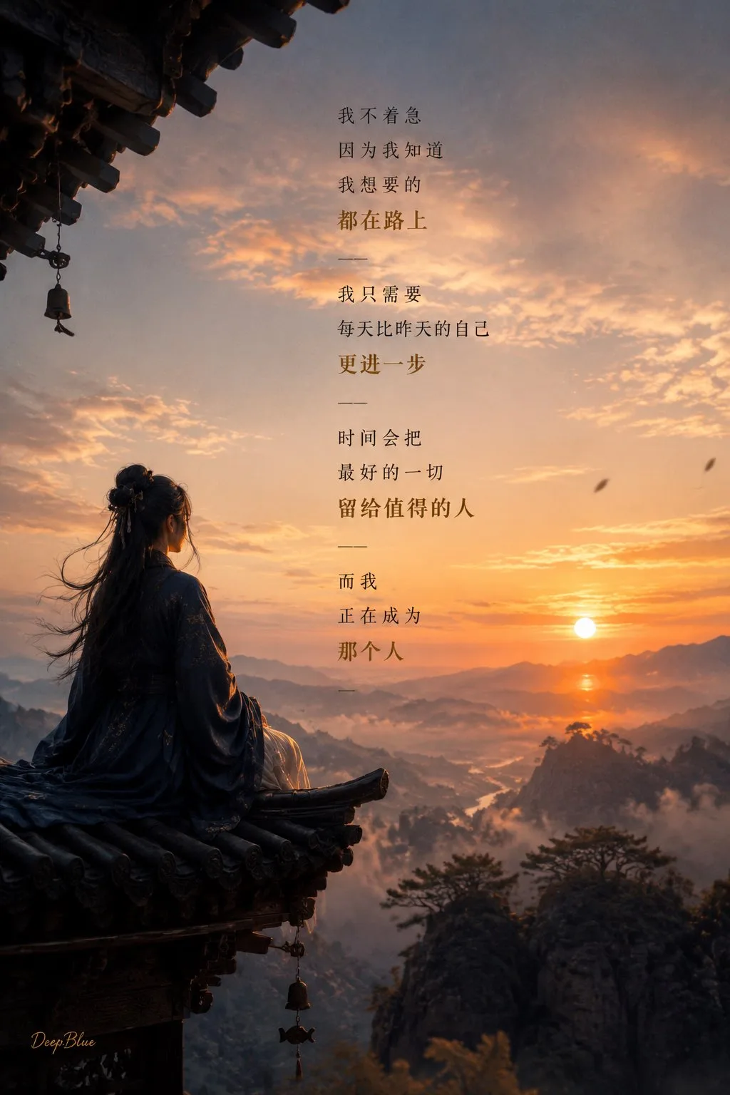 Oriental philosophical cinematic hanfu photography — After