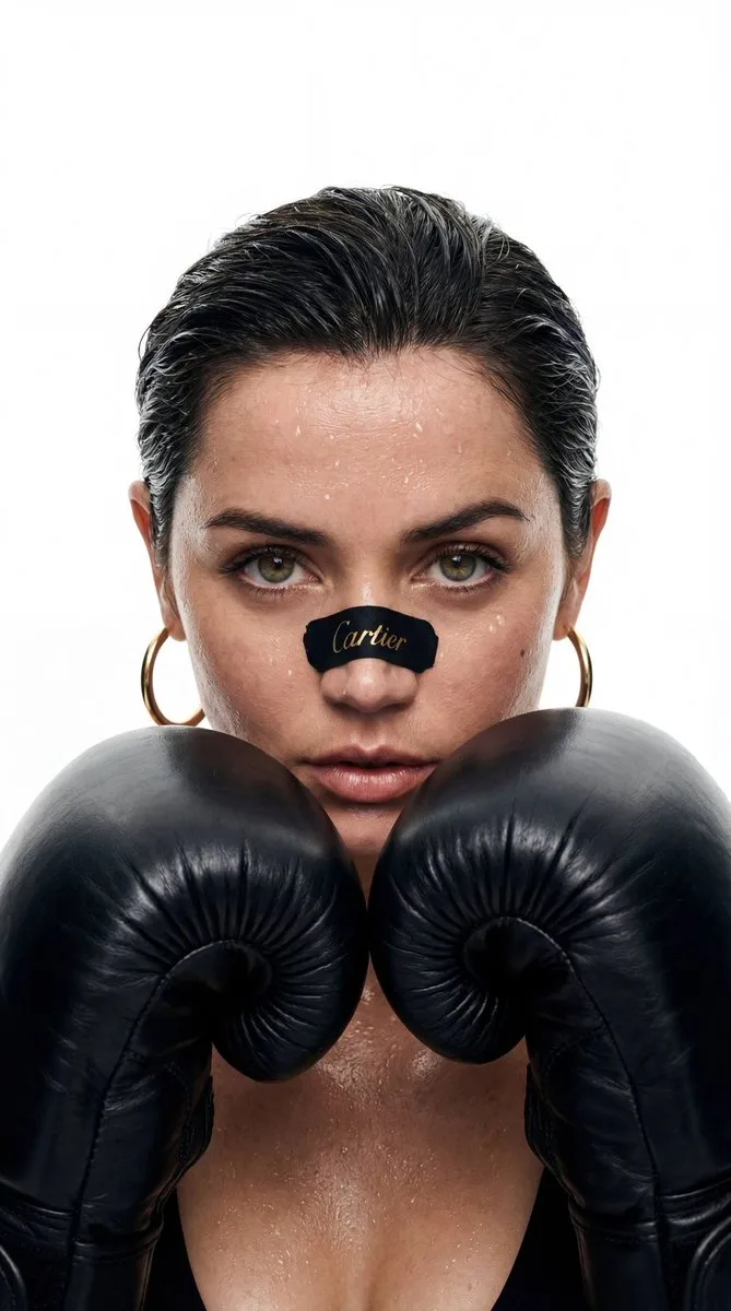 Cartier black gold boxer — After
