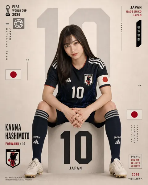 Fifa world cup 2026 japan player poster