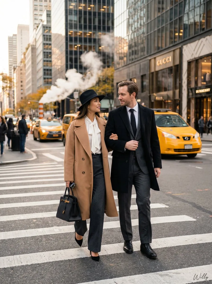 New york luxury couple golden hour — Sonra