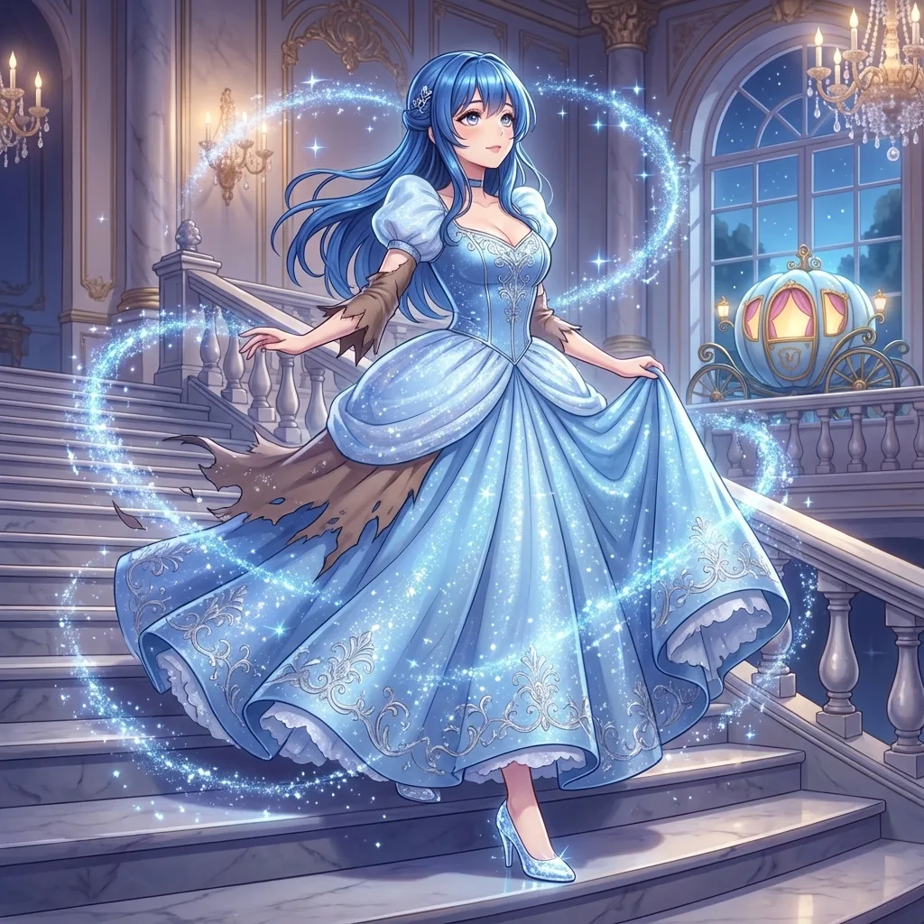 Midnight blue cinderella magic — After