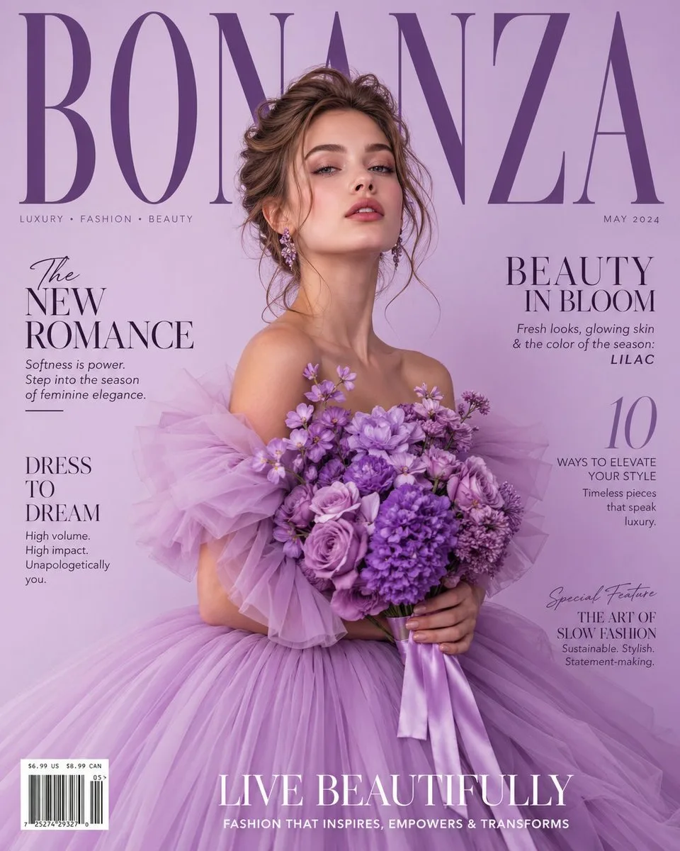 Lavender dream couture cover — Sonra