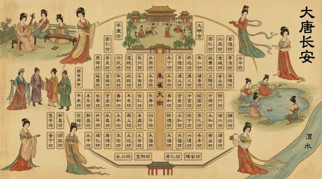 大唐长安插画 — Sonra