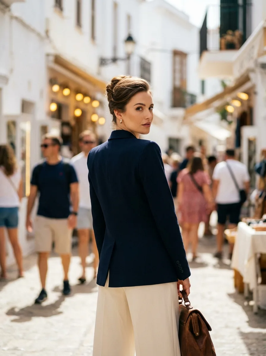Mediterranean old money look — Sonra