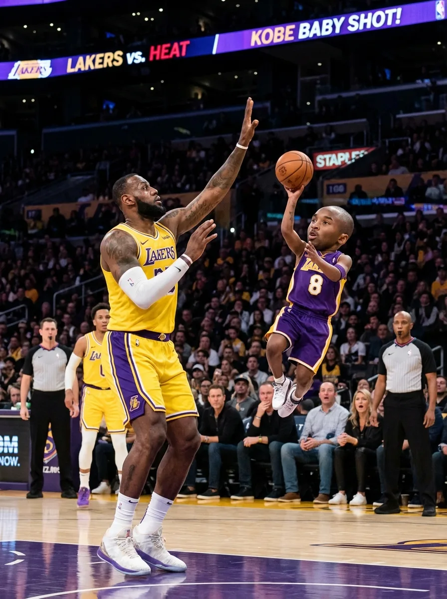 Lakers chibi kobe vs james — Sonra