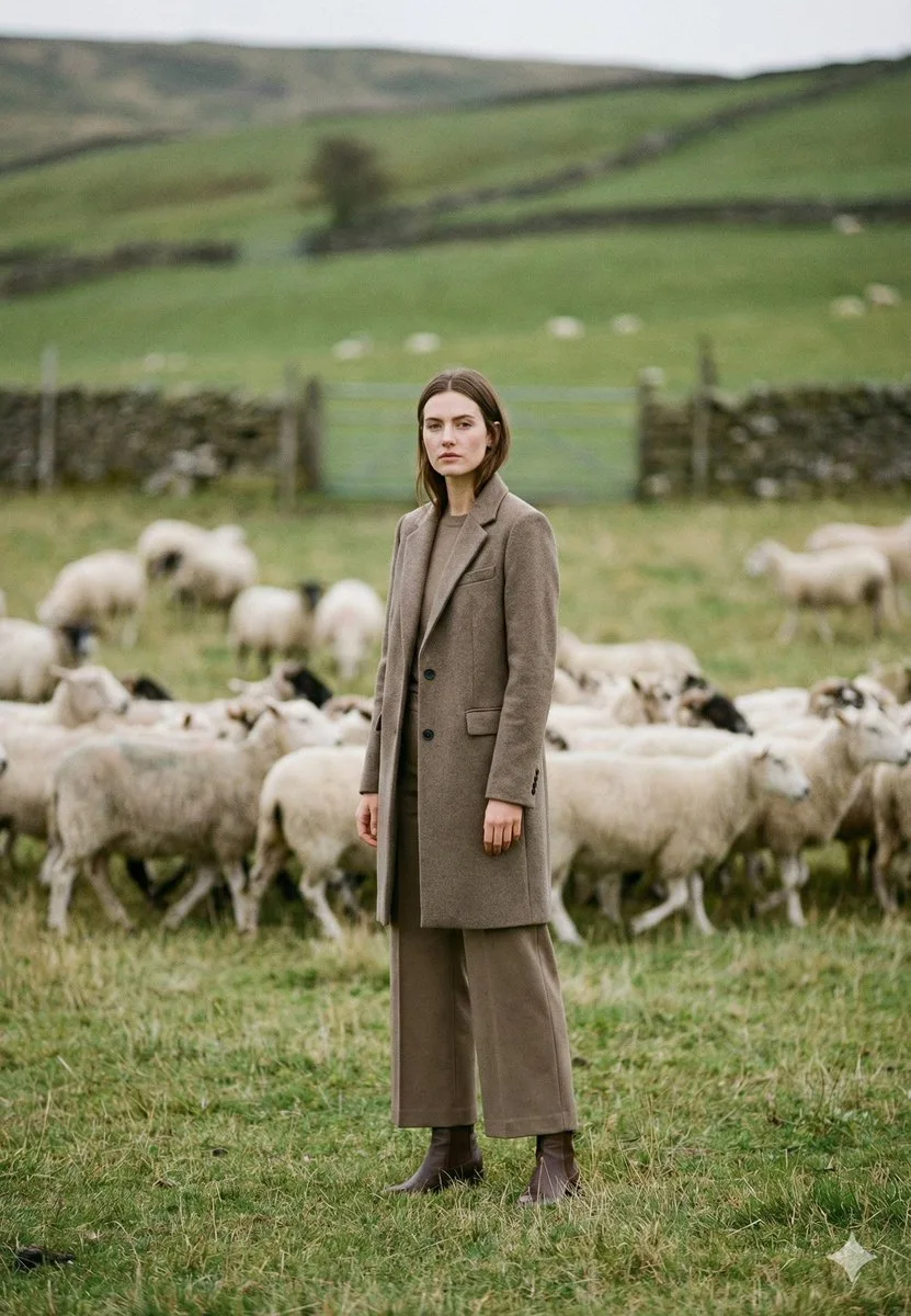 Cinematic shepherdess portrait — After