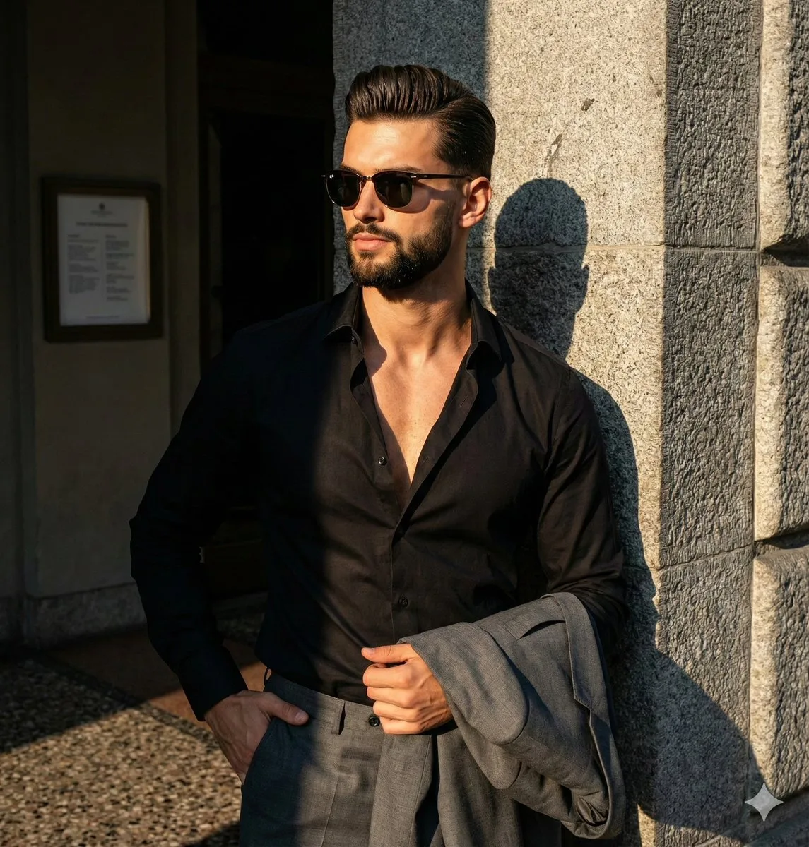 Intense mens fashion editorial — Sonra