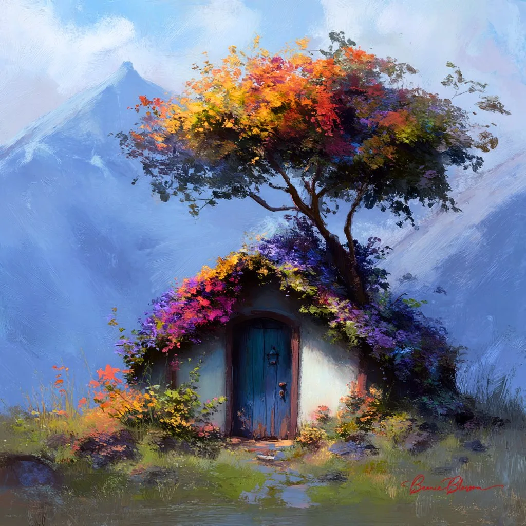 由鲜花组成的小房子 — After