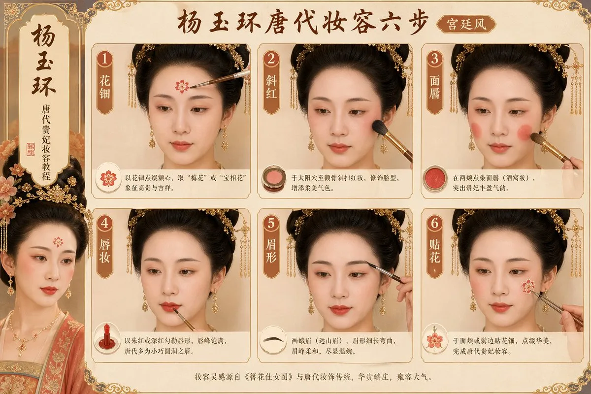 Tang dynasty makeup steps — Sonra