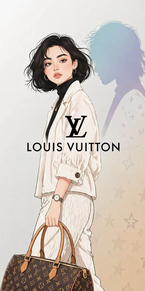 Louis vuitton luxury fashion illustration — Sonra