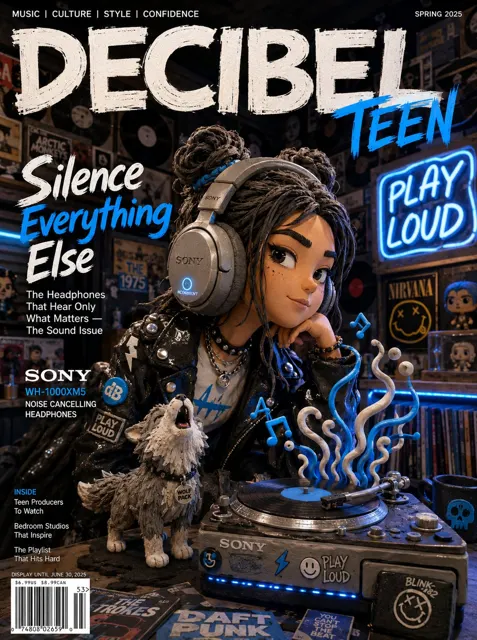 Sony wh 1000xm5 claymation teen campaign