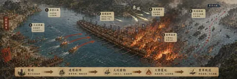 Classic battle visualization long scroll