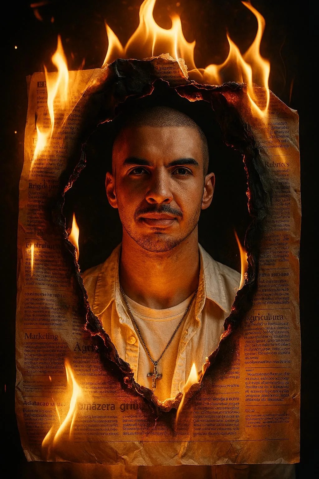 Burnt Paper, Bold Gaze — Sonra