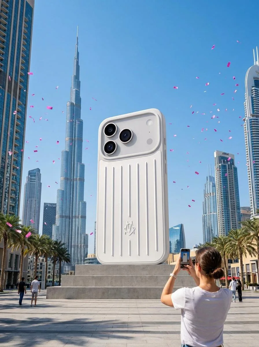 Surreal giant scale product installation — After