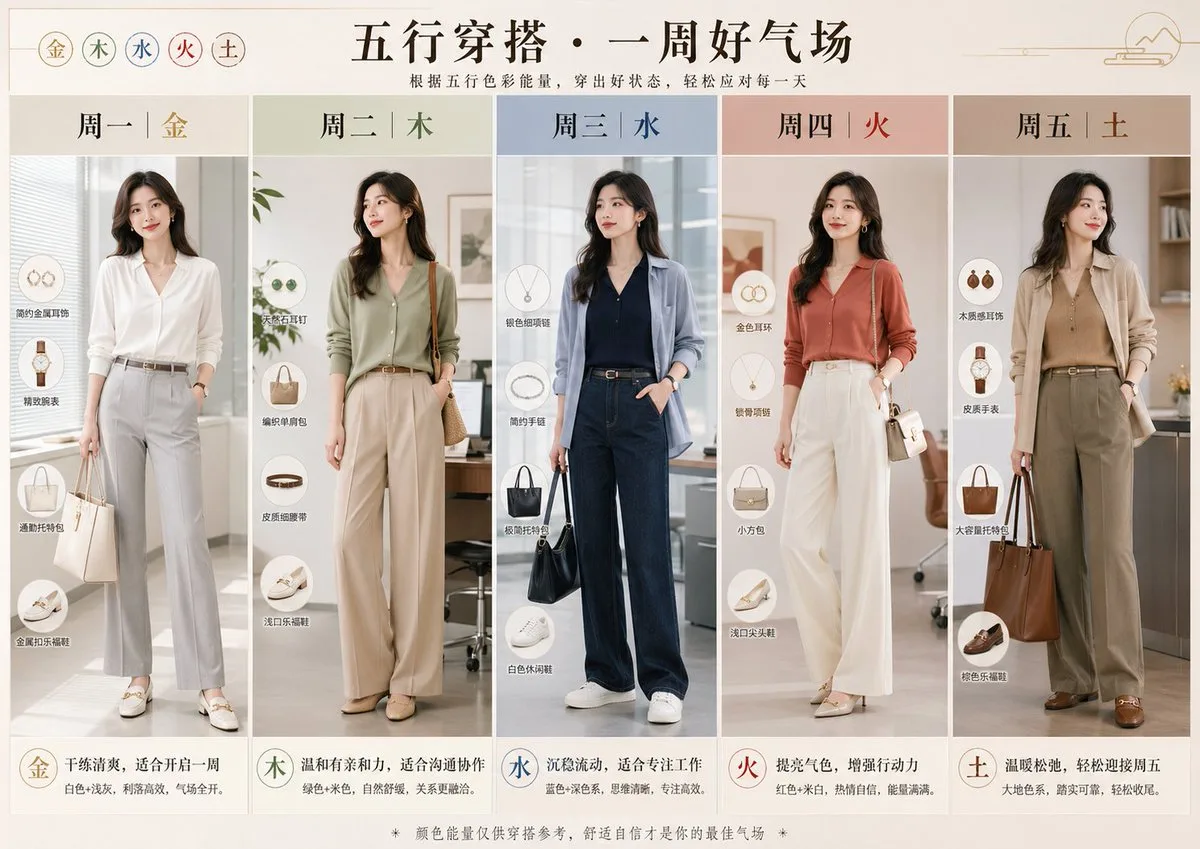 Five elements casual workwear — Sonra