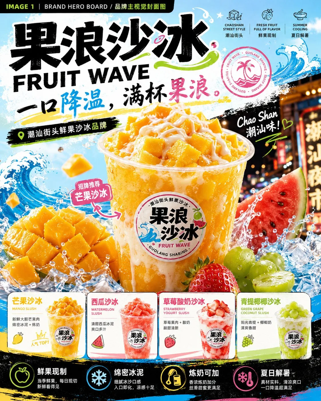 Fruit wave brand visual identity proposal — After