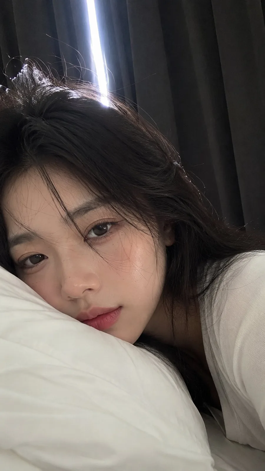Ultra realistic intimate morning selfie — Sonra