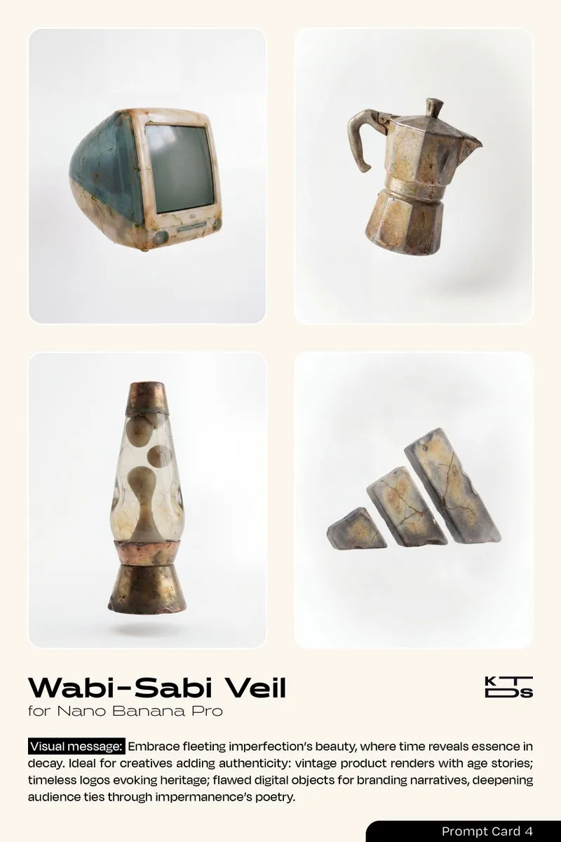 Aged wabi sabi patina — Sonra