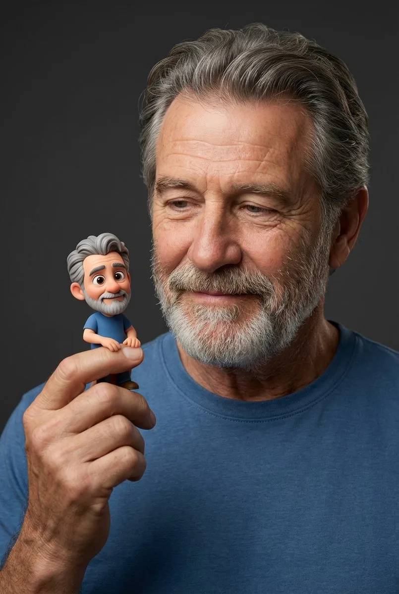 Meeting mini self double focus portrait — Sonra