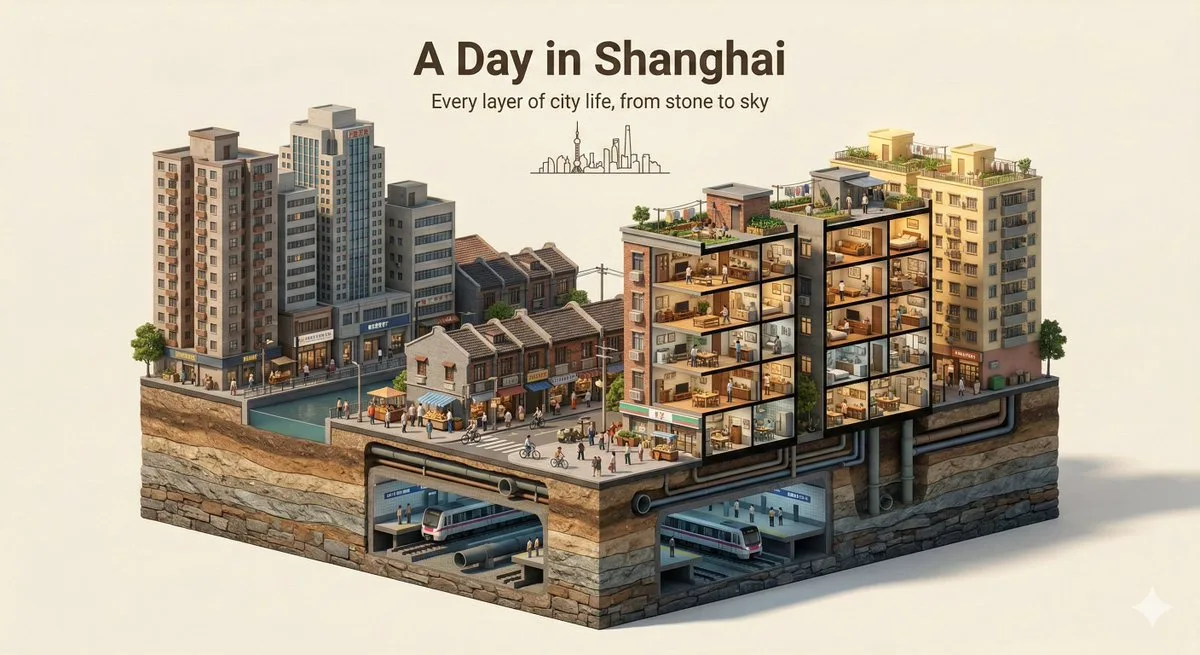 City vertical slice 3d diorama — After