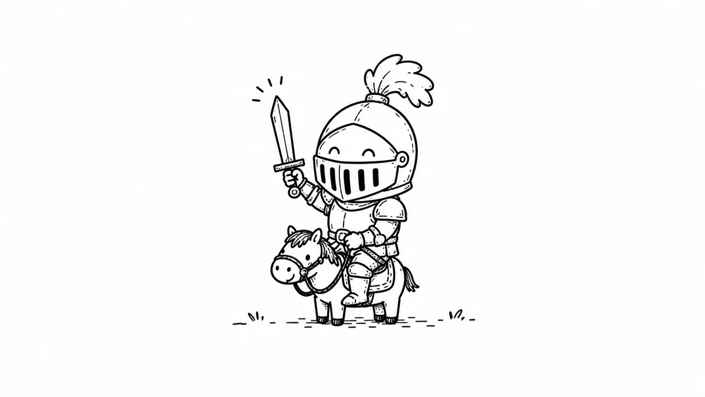 Minimal hand drawn doodle illustration — Sonra