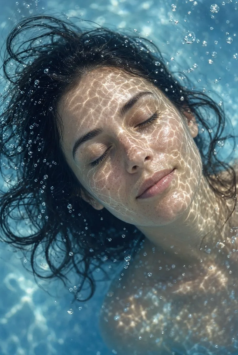 Mesmerizing underwater close up portrait — After