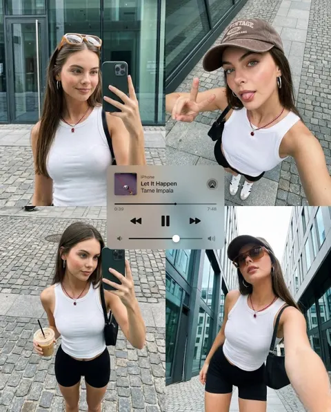 Pinterest Girl Aesthetic. How to Create Your Own Music Player Photo Collage