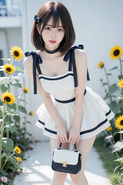 Adult women fresh nautical summer outfit