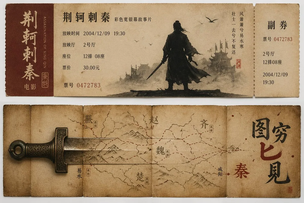 Ancient dagger reveal ticket stub — Sonra
