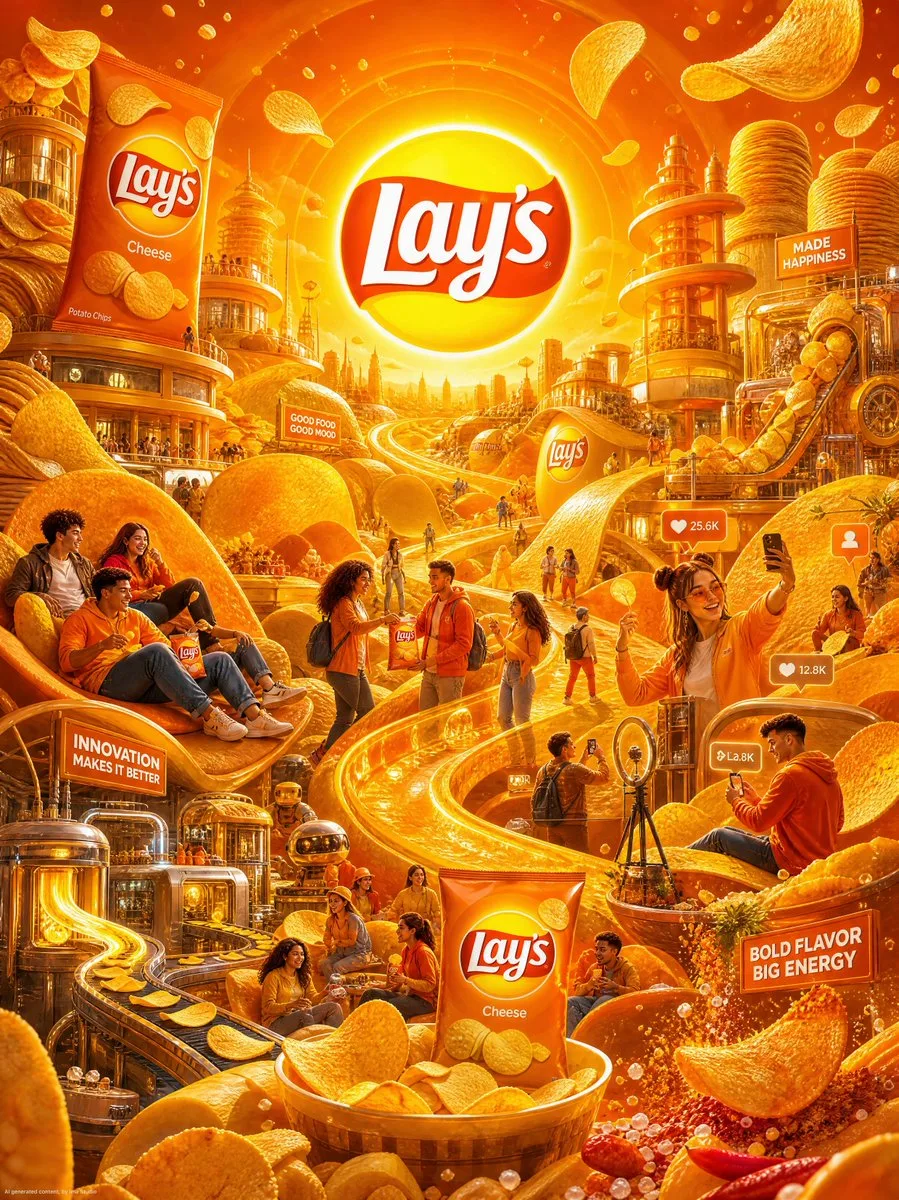 Lays immersive snack world poster — Sonra