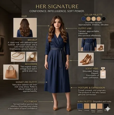 Personal signature look fashion identity poster