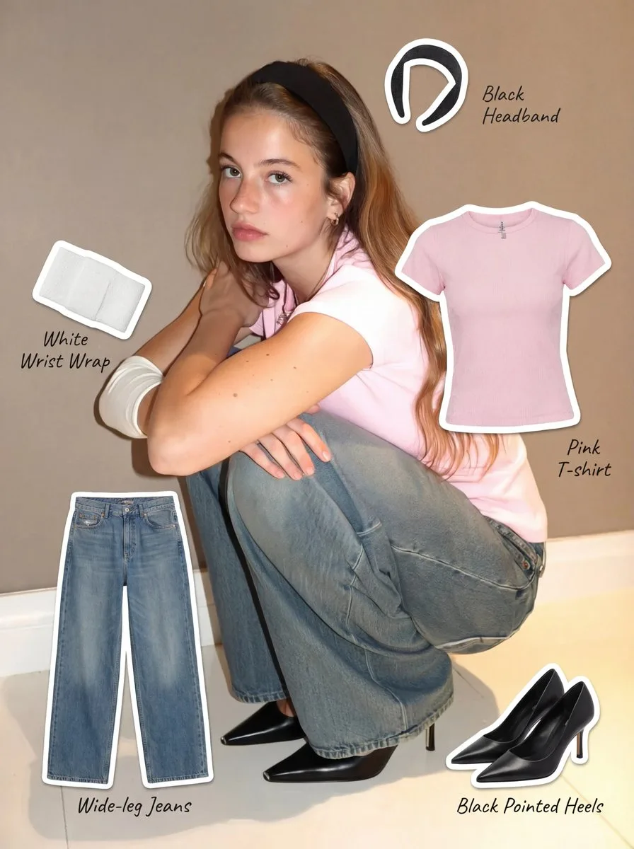 Fashion notebook outfit stickers — Sonra