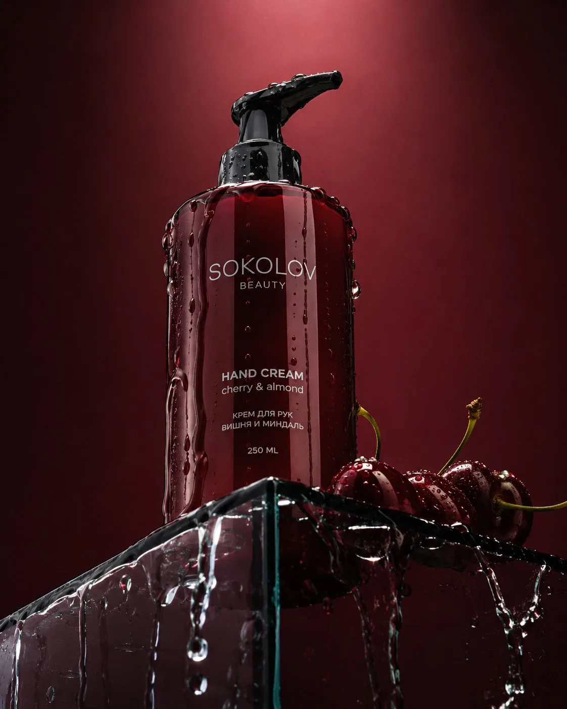 Sokolov beauty hand cream product photography — After