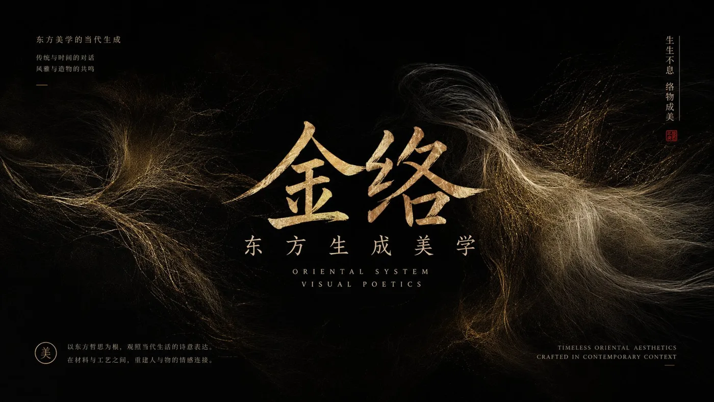 Digital ink oriental landscape abstract poster — After