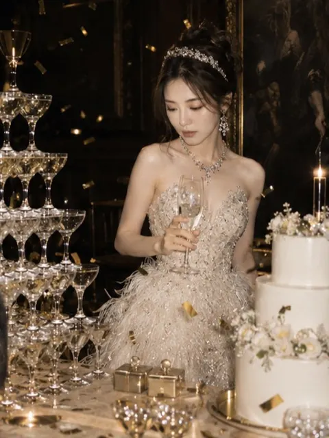Chaebol heiress luxury birthday shoot