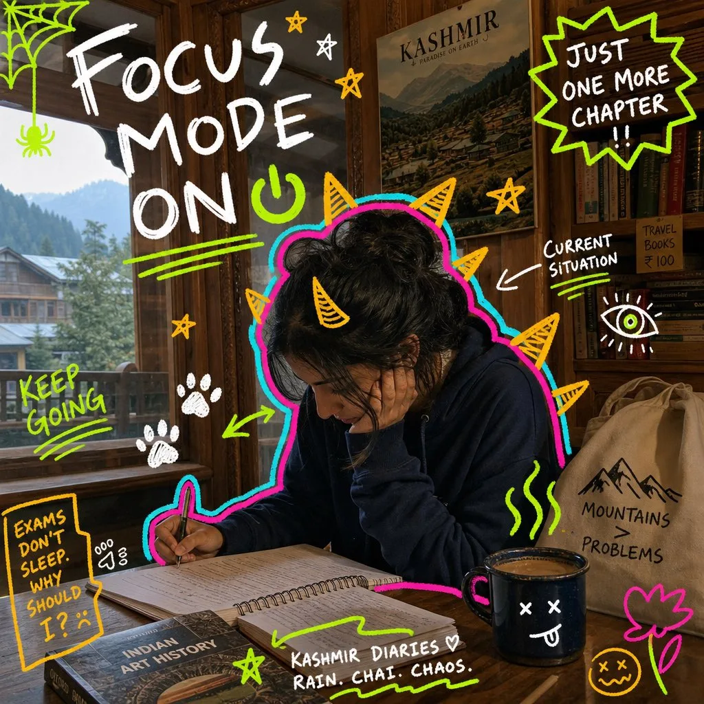 Neon doodle gallery snapshot style prompt — Sonra