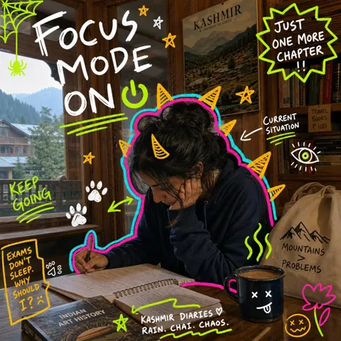 Neon doodle gallery snapshot style prompt