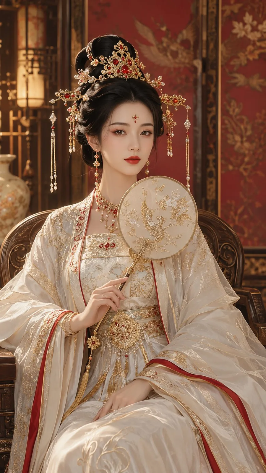 Tang fantasy noble lady character poster — After