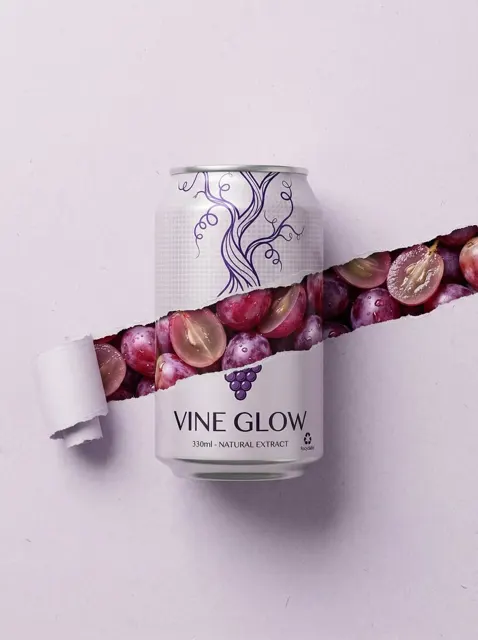 Fresh fruit torn can