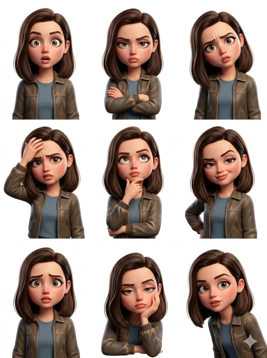 Pixar boy sticker set — After
