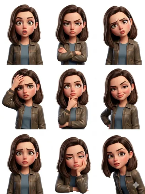 Pixar boy sticker set