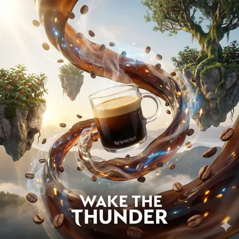Fantasy floating islands product poster