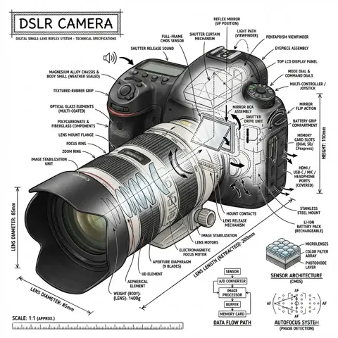Realistic photo engineering annotation